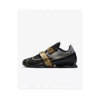 nike batai vyrams - Nike Romaleos 4 vyriški svorių kilnojimo batai juodi/metallic gold/balti (Black/Metallic Gold/White) - 3 nuotrauka