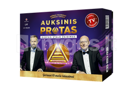 stalo zaidimas auksinis protas - Stalo žaidimas „Auksinis protas. Didysis stalo žaidimas. Geriausi 10-mečio klausimai“ - 2 nuotrauka