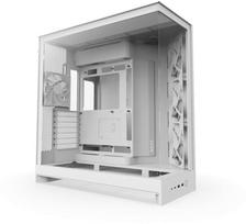 micro tower - NZXT H9 Flow (2025) Balta (White) - 1 nuotrauka