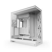 micro tower - NZXT H9 Flow (2025) Balta (White) - 2 nuotrauka