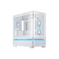 kompiuterio korpusas case - ASUS PRIME AP202 TG ARGB Baltas (White) - 2 nuotrauka