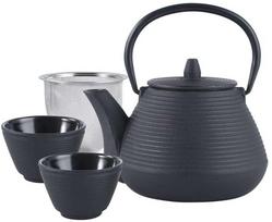 puodelis virdulys - King Hoff KH-1846 Ketaus arbatinukas su filtru ir puodeliais 1L - 1 nuotrauka