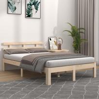 vidaXL Lovos rėmas 200x200cm Natūralus (Natural)