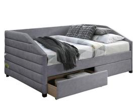 120x200 ciuziniai - Signal Meble Lova Nadia Velvet 120x200 cm, pilka (Grey) - 1 nuotrauka