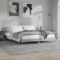 vidaXL Lovos rėmas 120x200 cm, pilkas ąžuolas (Grey Oak)