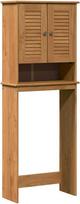 60 cm vonios spintele - Tualeto spintelė vidaXL VIGO, honey ruda (Honey Brown) 60 x 27 x 161 cm - 1 nuotrauka