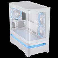 kompiuterio korpusas case - ASUS PRIME AP202 TG ARGB Baltas (White) - 5 nuotrauka
