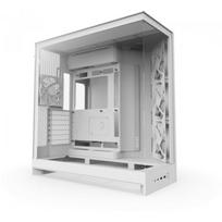 micro tower - NZXT H9 Flow (2025) Balta (White) - 4 nuotrauka
