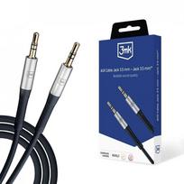 3.5 mm jack - 3MK Cable AUX Jack 3.5 mm - Jack 3.5 mm 1m - 2 nuotrauka