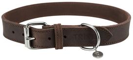 odiniai antkakliai sunims - Trixie Rustic odinis antkaklis šunims, rudas (Brown), M-L 42-48 cm x 25 mm - 1 nuotrauka