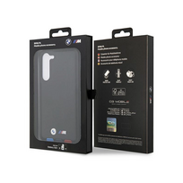 s23 plus - BMW "M PU Carbon Blue Line Case Galaxy S23 Plus" Black - 7 nuotrauka