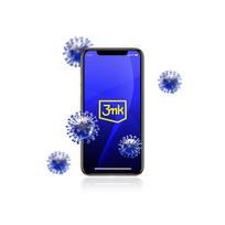 apsauginis stiklas iphone 11 pro - 3MK Flexible Max Screen Protector For Apple iPhone 11 Black - 3 nuotrauka