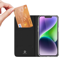 iphone 15 plus telefonai - Dux Ducis "Skin Pro Wallet Case iPhone 15 Plus" Black - 20 nuotrauka