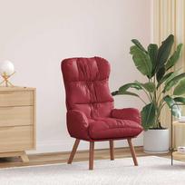 Fotelis vidaXL Poilsio Kėdė Vyno Raudona (Wine Red)