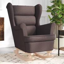 Fotelis vidaXL Supama kėdė Tamsiai ruda (Dark Brown) 74 cm x 90 cm x 102 cm