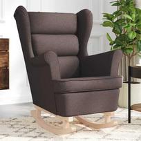 supamas fotelis - Fotelis vidaXL Supama kėdė Tamsiai ruda (Dark Brown) 74 cm x 90 cm x 102 cm - 2 nuotrauka