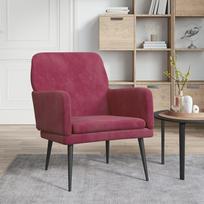 Fotelis vidaXL Krėslas, raudonojo vyno (Burgundy), 62 cm x 79 cm x 79 cm
