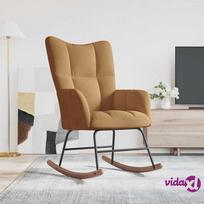 supama kede - Fotelis vidaXL Supama kėdė, ruda (Brown) - 3 nuotrauka