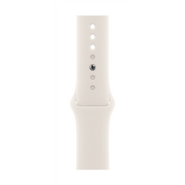 apple watch apyrankes 46 - Apple 46 mm „Starlight“ sportinė juosta – S/M - 1 nuotrauka