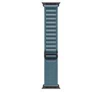 apple watch titanium - Apple watch 49mm Light Blue Alpine Loop - Medium - Black Titanium Finish - MG9L4ZM/A - 1 nuotrauka