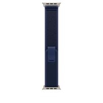49mm Blue Trail Loop - M/L - Natural Titanium Finish - MXTW3ZM/A