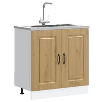 Kalmar Kriauklės pagrindo spintelė 80 cm, artisano ąžuolas (Artisan Oak)