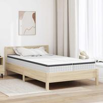 vidaXL Čiužinys 2 pcs Balta (White) ir pilka (Gray) 60x200 cm Nerti audinys