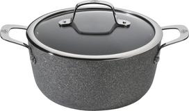 Ballarini Salina Granitium puodas su dangteliu, 1.4 l, Pilkas (Gray)