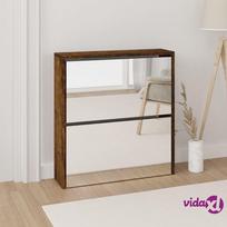 Batų spintelė vidaXL, ąžuolo, 63 cm x 17 cm x 67 cm
