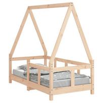 vaikiska lovyte 70x140 - vidaXL Vaikiškos lovos rėmas, 70x140 cm, natūralus (Natural) - 1 nuotrauka