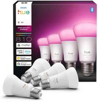 Philips Hue LED lemputė E27 810 lm Balta ir spalvota atmosfera (White and Color Ambiance) 4 vnt. pakuotėje