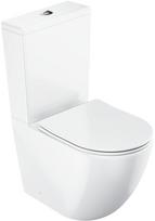 soft close - Pastatomas unitazas Ravak Optima RimOff, su Soft-Close dangčiu, baltas - 1 nuotrauka