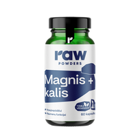 kalis camelia - RAW POWDERS Magnis ir Kalis PLUS, 60 kapsulių - 1 nuotrauka