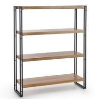 lentyna 100 cm - Lentyna Halmar Bolivar REG1, ąžuolo (Oak)/juoda (Black) - 1 nuotrauka