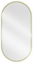 Veidrodis Mexen Loft Oval, klijuojamas, 100 cm x 50 cm, auksinis (Gold)