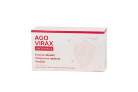 pastiles gerklei - AGOVIRAX ANTIVIRUS, kietosios pastilės, N16 - 1 nuotrauka
