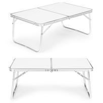 ModernHome Sulankstomas turistinis stalas Tourist Table, baltas (White) 60 cm x 40 cm x 24 cm