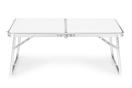 stalas 60 40 - ModernHome Sulankstomas turistinis stalas Tourist Table, baltas (White) 60 cm x 40 cm x 24 cm - 2 nuotrauka