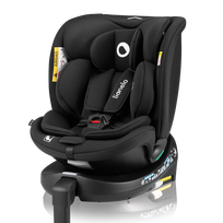 lionelo 36 - Lionelo NAVY I-Size, Juodas (Black Onyx), 0 - 36 kg - 2 nuotrauka