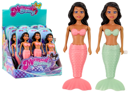 prisukamas zaislas - LEAN Toys vonios žaislas - prisukama undinėlė, 1 vnt. - 1 nuotrauka