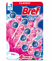 Bref WC valiklis - gaiviklis Power Aktiv Flowers, 200 g, 4 vnt.