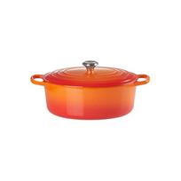 ketaus puodai 3 - Le Creuset Ketaus puodas ovalus 31 cm 6.3 l Raudonas (Red) - 1 nuotrauka