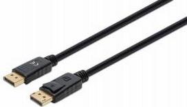 MANHATTAN DisplayPort DP 1.4 kabelis 3m 8K@60Hz Juodas (Black) 355582