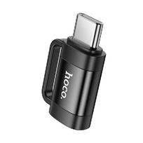 usb c to lightning - Hoco UA31E OTG USB-C į Lightning adapteris juodas (Black) - 1 nuotrauka