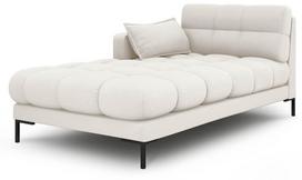 Sofa Micadoni Home Mamaia Chaise Longue, smėlio, kairinė, 185 x 105 cm x 75 cm