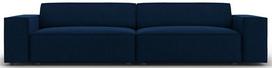 Sofa Micadoni Home Jodie 4 Seats Sofa, tamsiai mėlyna, 244 x 102 cm x 70 cm