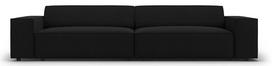 Sofa Micadoni Home Jodie, juoda, 204 x 102 cm x 70 cm