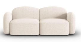 Sofa Micadoni Home Blair, smėlio, 194 x 87 cm x 80 cm