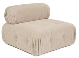Modulinė sofa Atelier Del Sofa Doblo O1, smėlio, 105 x 100 cm x 80 cm