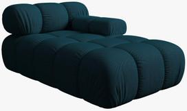 Modulinė sofa Micadoni Bellis, tamsiai mėlyna, dešininė, 155 x 94 cm x 64 cm
